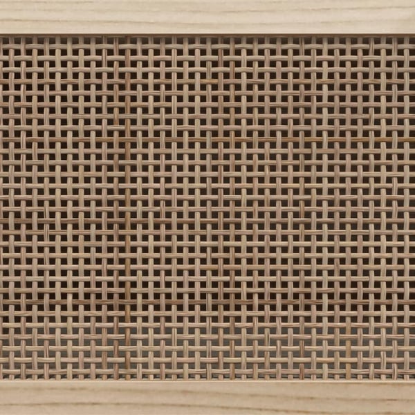 vidaXL TV-benk svart 105x30x40 cm heltre furu og naturrotting