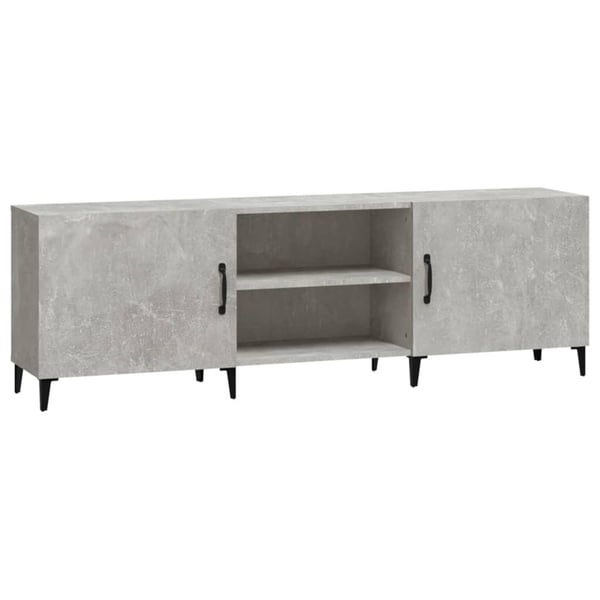 vidaXL TV-taso betoninharmaa 150x30x50 cm tekninen puu
