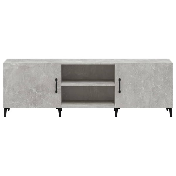 vidaXL TV-taso betoninharmaa 150x30x50 cm tekninen puu