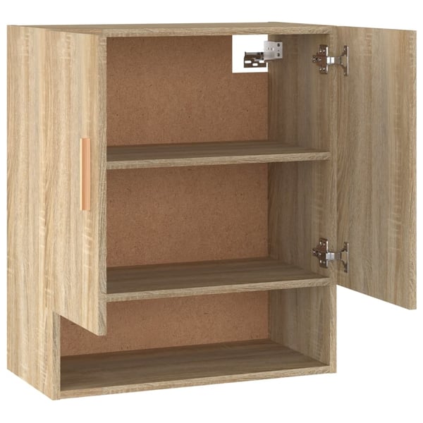 vidaXL Veggskap sonoma eik 60x31x70 cm konstruert tre
