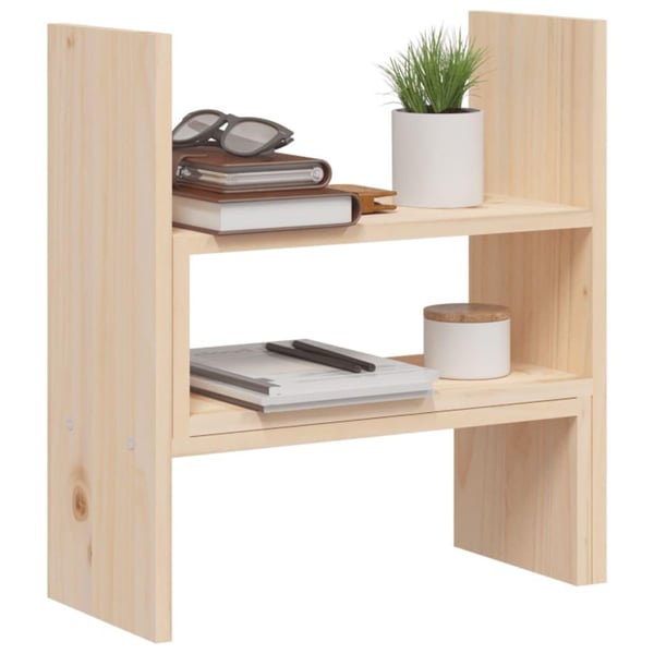 vidaXL skærmholder (39-72)x17x43 cm massivt fyrretræ