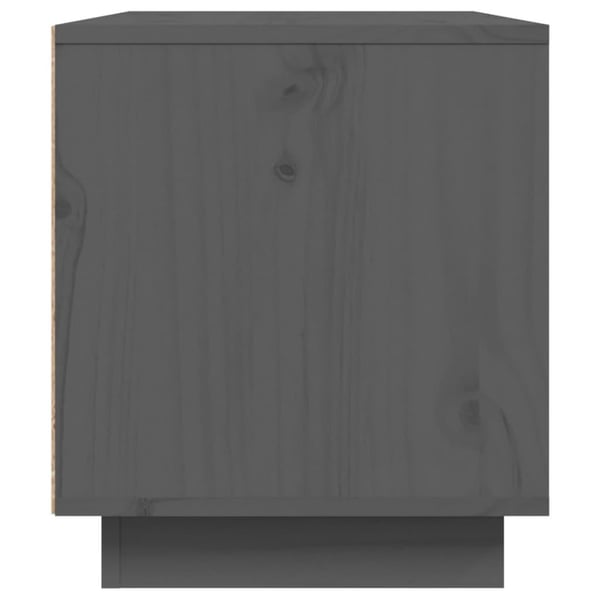 vidaXL TV-taso harmaa 80x35x40,5 cm täysi mänty