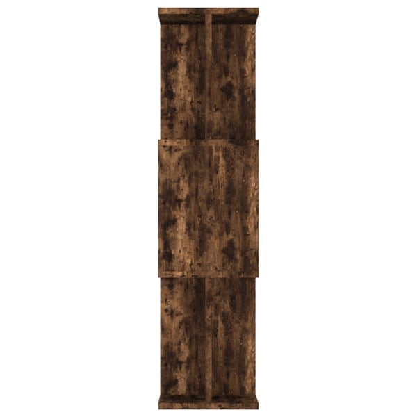 vidaXL bogreol/rumdeler 80x24x96 cm konstrueret træ røget egetræ