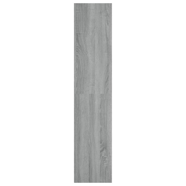 vidaXL Bokhylle/TV-benk grå sonoma 36x30x143 cm konstruert tre