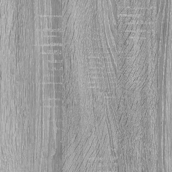 vidaXL CD-skap grå sonoma 100x23x89,5 cm konstruert tre