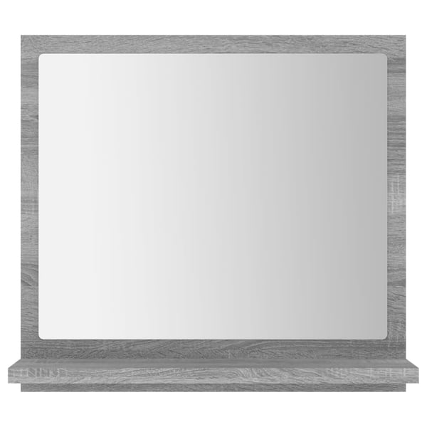 vidaXL Badespeil grå sonoma 40x10,5x37 cm konstruert tre