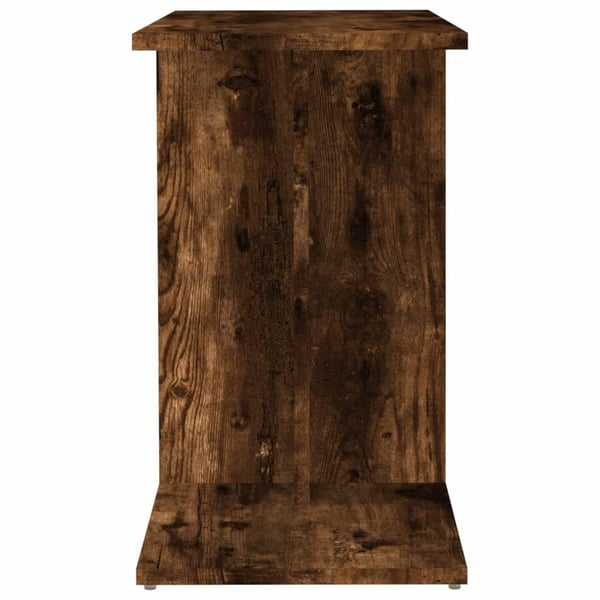 vidaXL Sidebord røkt eik 50x30x50 cm konstruert tre