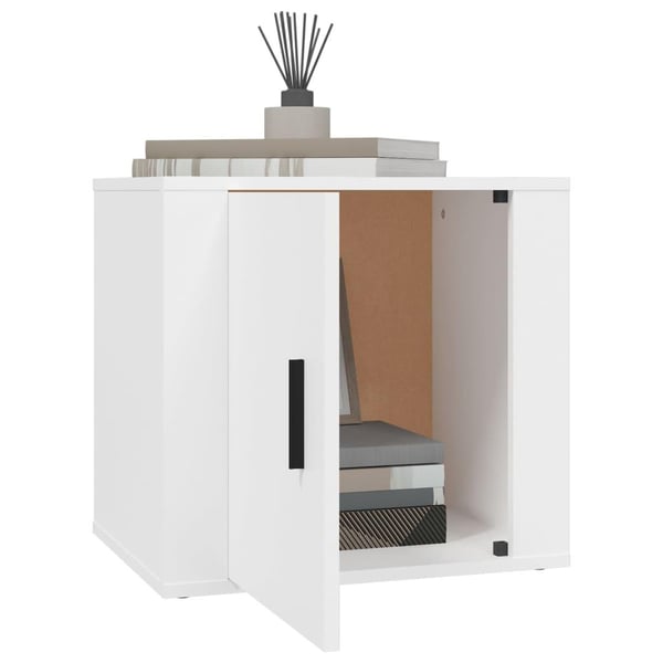 vidaXL Nattbord 2 stk hvit 50x39x47 cm