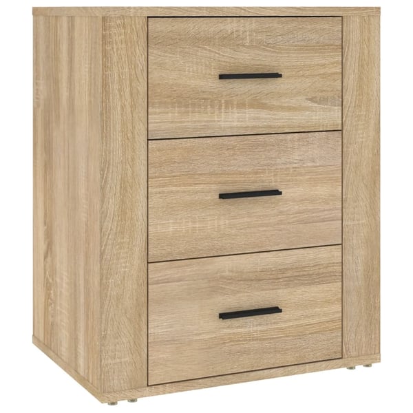 vidaXL Nattbord sonoma eik 50x36x60 cm konstruert tre