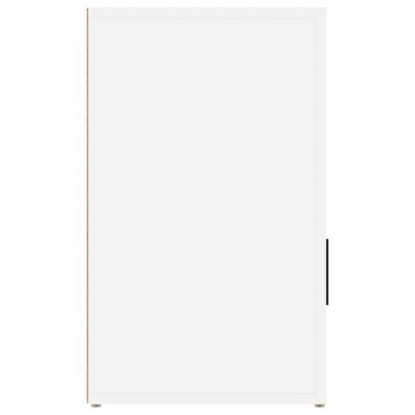 vidaXL Nattbord hvit 50x36x60 cm konstruert tre