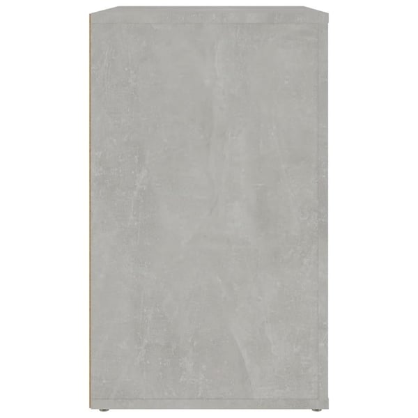 vidaXL Nattbord betonggrå 50x36x60 cm konstruert tre