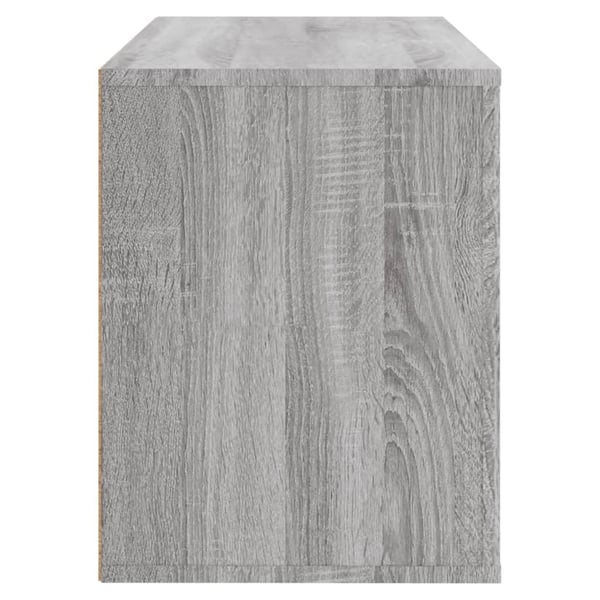 vidaXL Kenkäkaappi harmaa Sonoma 80x35x45 cm tekninen puu