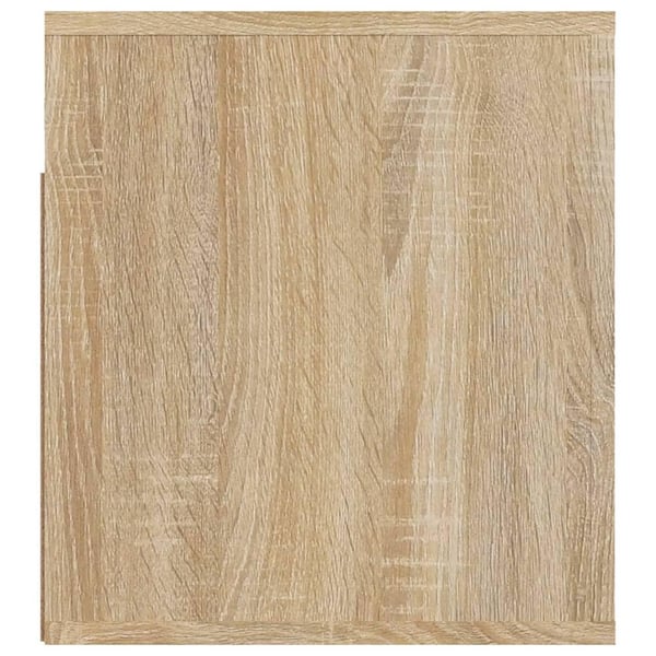 vidaXL væghængt sengebord 50x36x40 cm Sonoma-eg