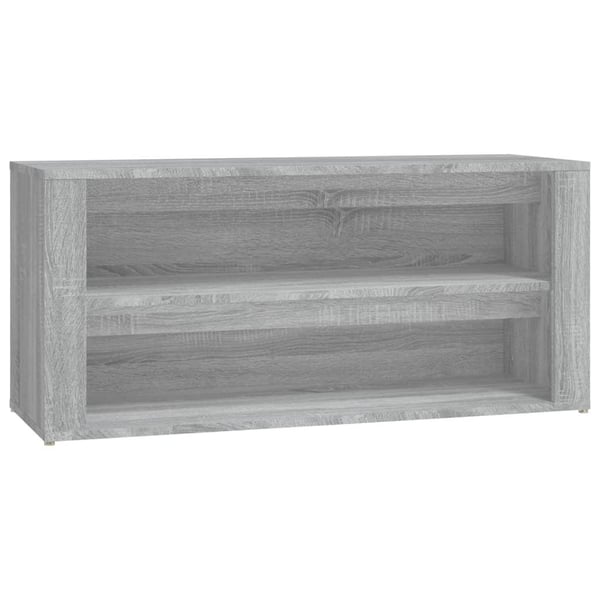 vidaXL skoreol 100x35x45 cm konstrueret træ grå sonoma-eg