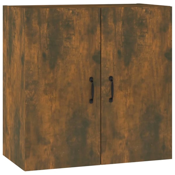 vidaXL Veggskap røkt eik 60x31x60 cm konstruert tre