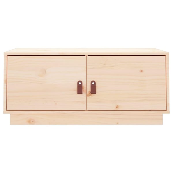 vidaXL Sohvapöytä 80x50x35 cm täysi mänty