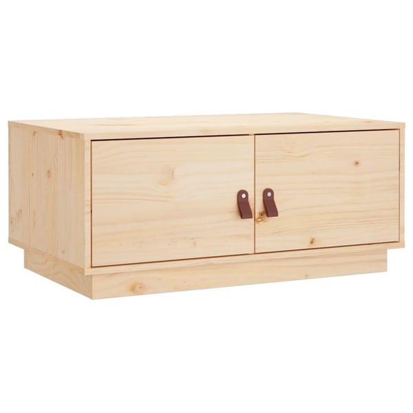 vidaXL Sohvapöytä 80x50x35 cm täysi mänty
