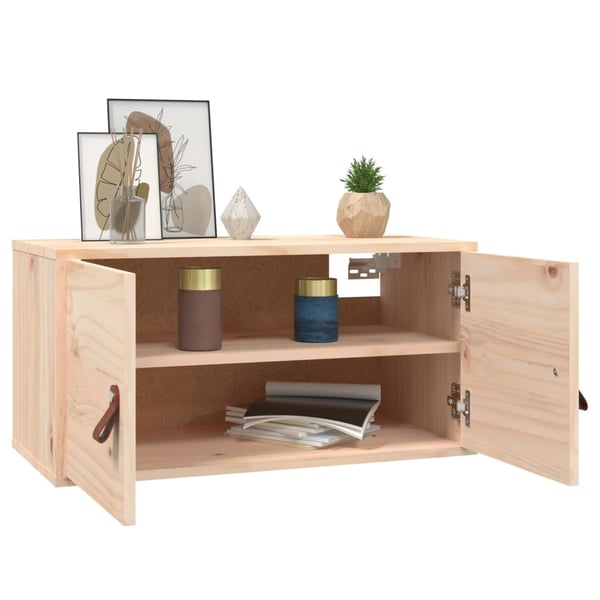 vidaXL Seinäkaappi 60x30x30 cm täysi mänty