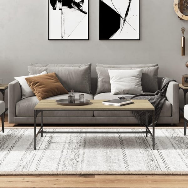 vidaXL Salongbord sonoma eik 100x50x35 cm konstruert tre
