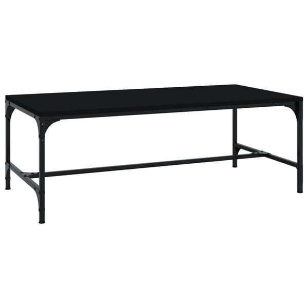 vidaXL Salongbord svart 100x50x35 cm konstruert tre