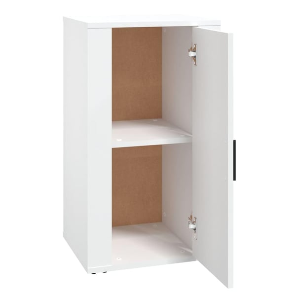 vidaXL skænk 40x33x70 cm konstrueret træ hvid
