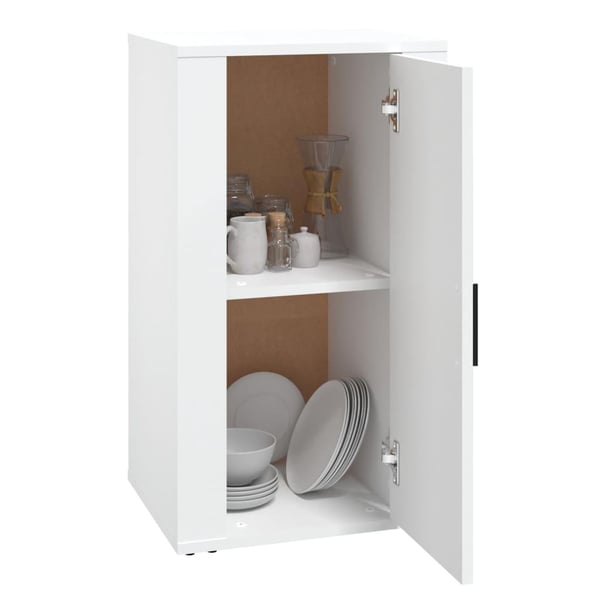 vidaXL skænk 40x33x70 cm konstrueret træ hvid