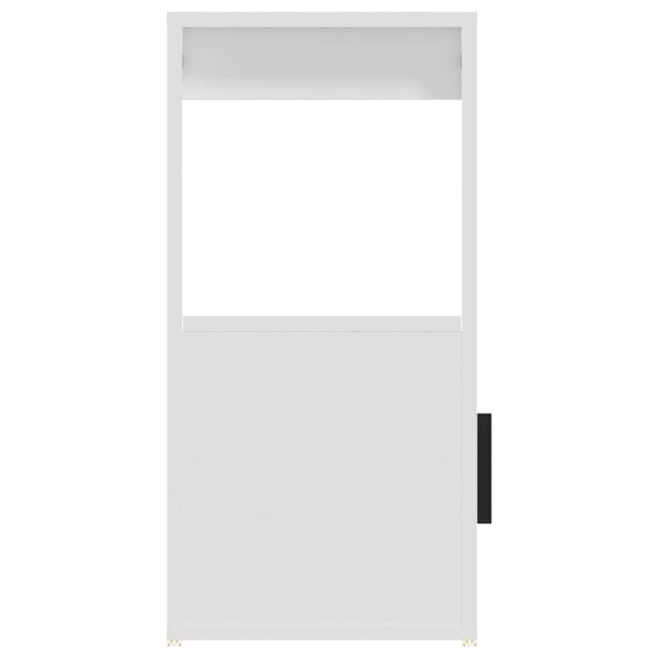 vidaXL Skjenk hvit 80x30x60 cm konstruert tre