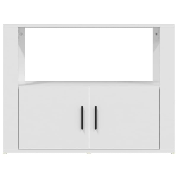 vidaXL Skjenk hvit 80x30x60 cm konstruert tre