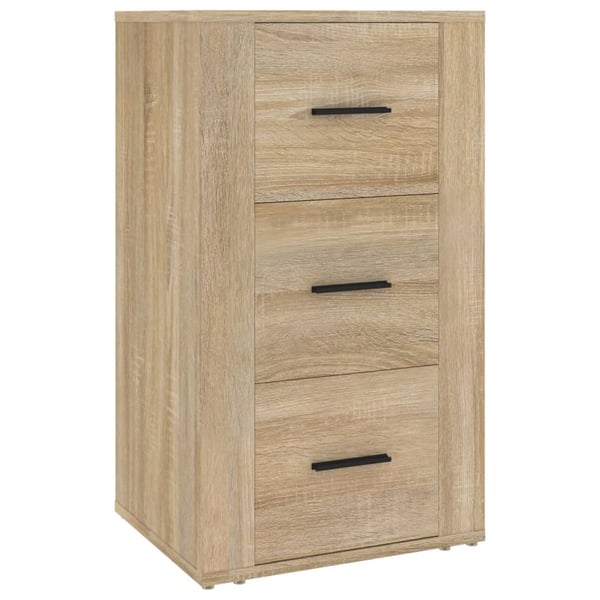 vidaXL Skjenk sonoma eik 40x33x70 cm konstruert tre