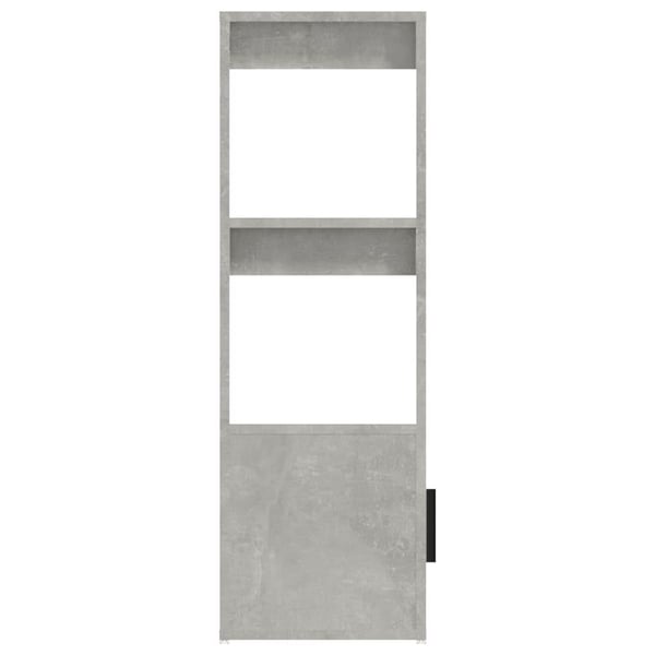 vidaXL Skjenk betonggrå 80x30x90 cm konstruert tre