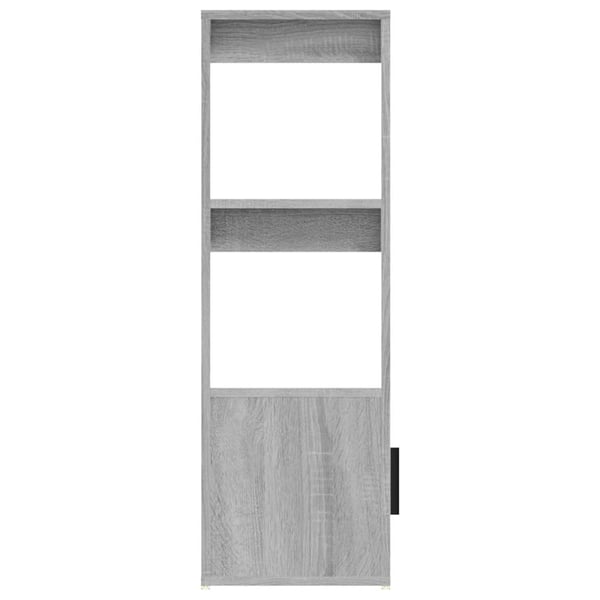 vidaXL Skjenk grå sonoma 80x30x90 cm konstruert tre