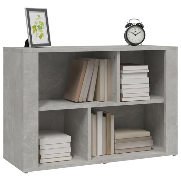 vidaXL Senkki betoninharmaa 80x30x54 cm tekninen puu