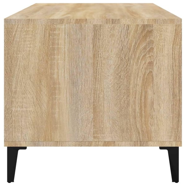 vidaXL Salongbord sonoma eik 90x49x45 cm konstruert tre