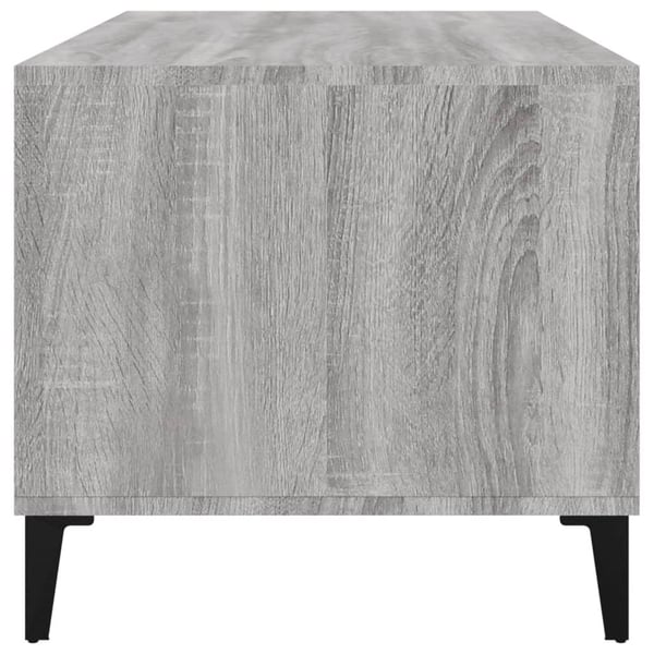 vidaXL Salongbord grå sonoma 90x49x45 cm konstruert tre