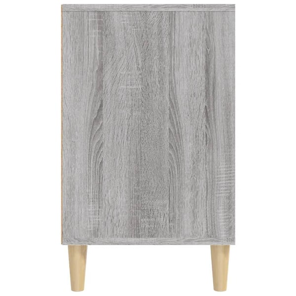 vidaXL Skoskap grå sonoma 102x36x60 cm konstruert tre