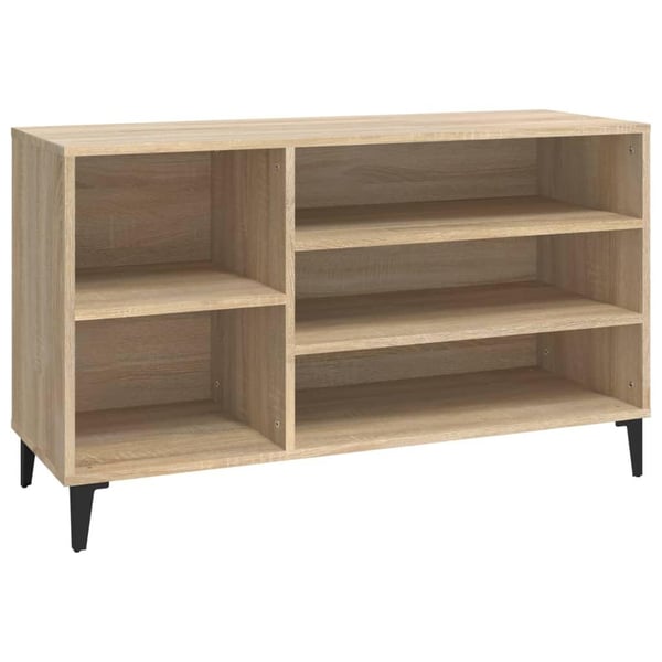 vidaXL skoreol 102x36x60 cm konstrueret træ sonoma-eg