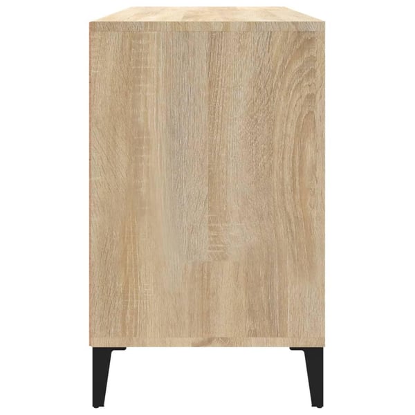 vidaXL Skoskap sonoma eik 102x36x60 cm konstruert tre
