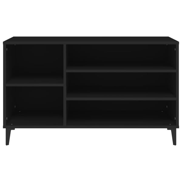 vidaXL skoreol 102x36x60 cm konstrueret træ sort