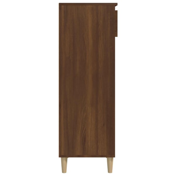 vidaXL Skoskap brun eik 40x36x105 cm konstruert tre
