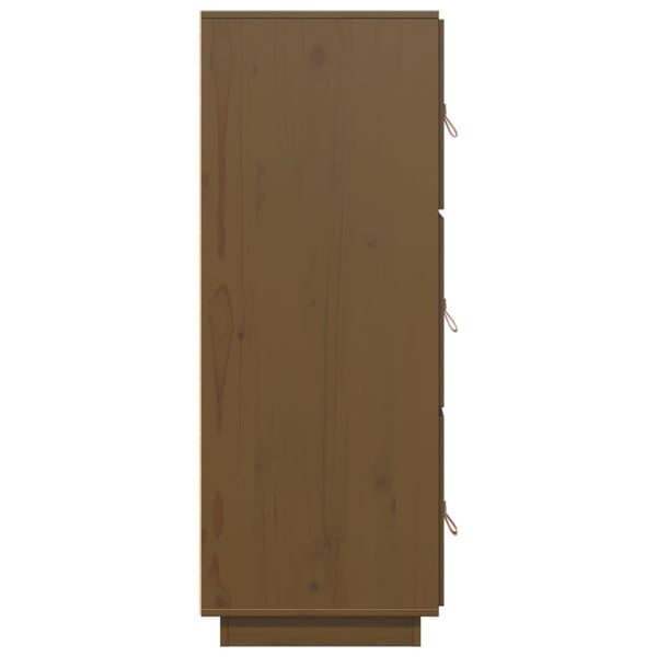 vidaXL Highboard honningbrun 34x40x108,5 cm heltre furu