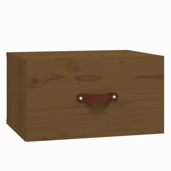 vidaXL væghængte sengeborde 2 stk. 40x29,5x22 cm brun