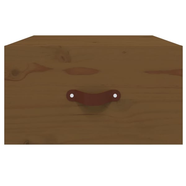 vidaXL væghængte sengeborde 2 stk. 40x29,5x22 cm brun