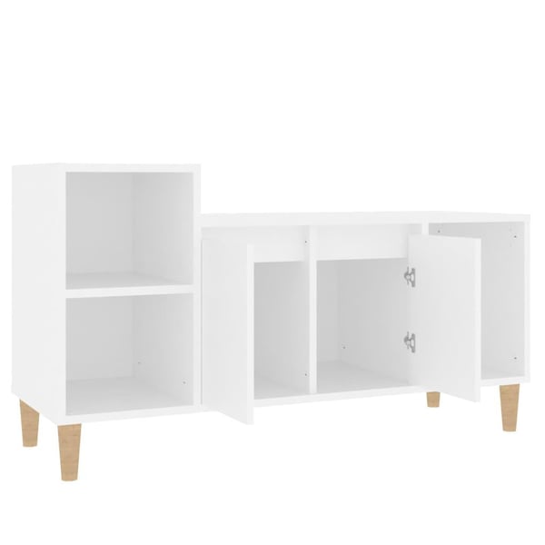vidaXL tv-bord 100x35x55 cm konstrueret træ hvid