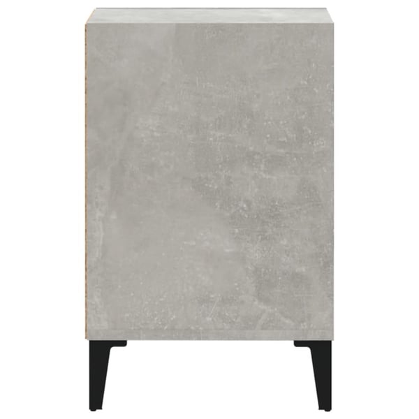 vidaXL TV-taso betoninharmaa 100x35x55 cm tekninen puu