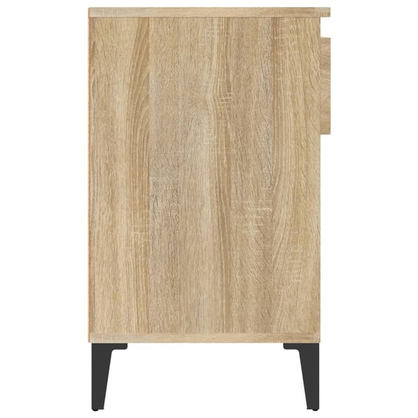 vidaXL Skoskap sonoma eik 102x36x60 cm konstruert tre