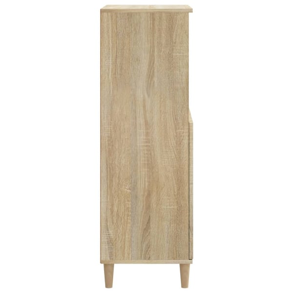 vidaXL Highboard sonoma eik 60x36x110 cm konstruert tre