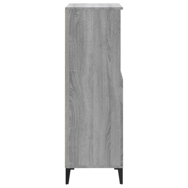vidaXL skab 60x36x110 cm konstrueret træ Grå sonoma-eg