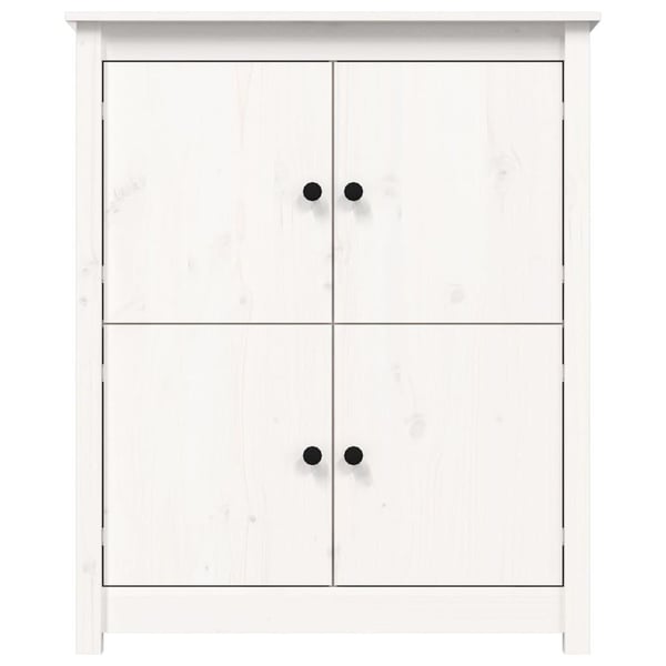 vidaXL Skjenk hvit 83x41,5x100 cm heltre furu