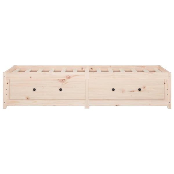 vidaXL Dagseng uten madrass 80x200 cm heltre furu