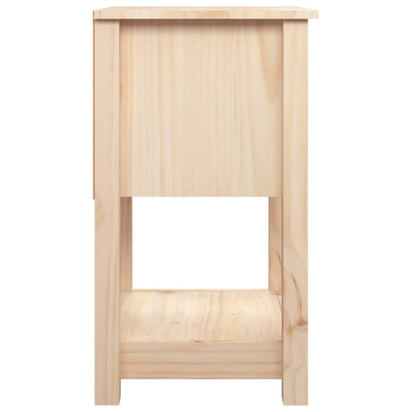 vidaXL Nattbord 2 stk 40x35x61,5 cm heltre furu